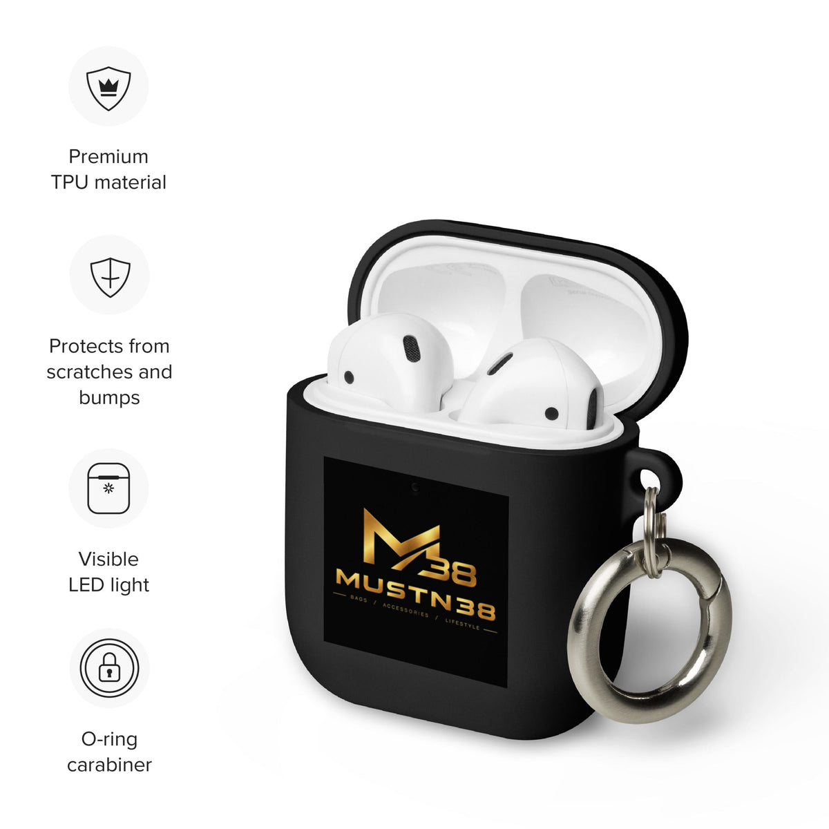 Gummihülle für AirPods® - Mustn38